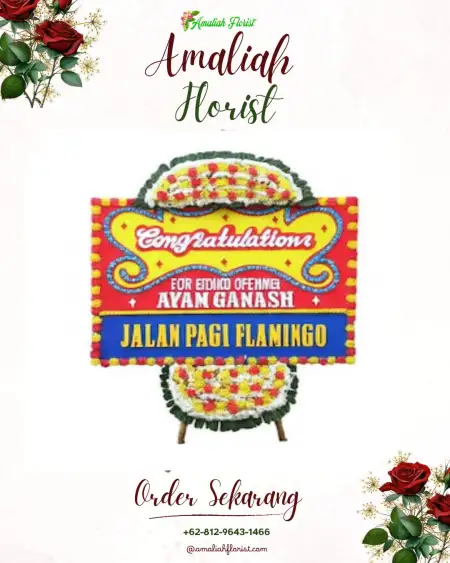 Sewa Papan Bunga Pemping