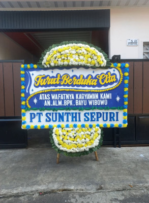 Papan Bunga Duka di Pemping